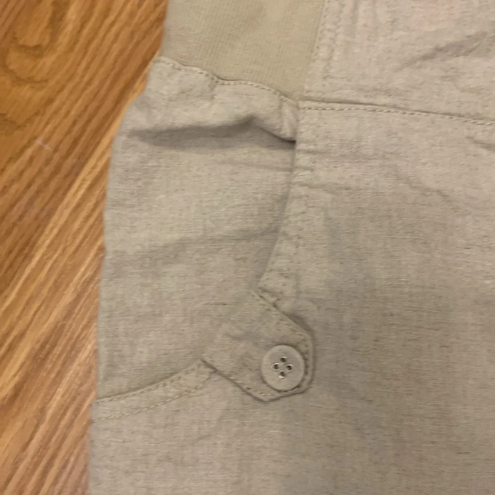 PENNINGTONS Cream Linen Pants size 28 - Picture 4 of 13